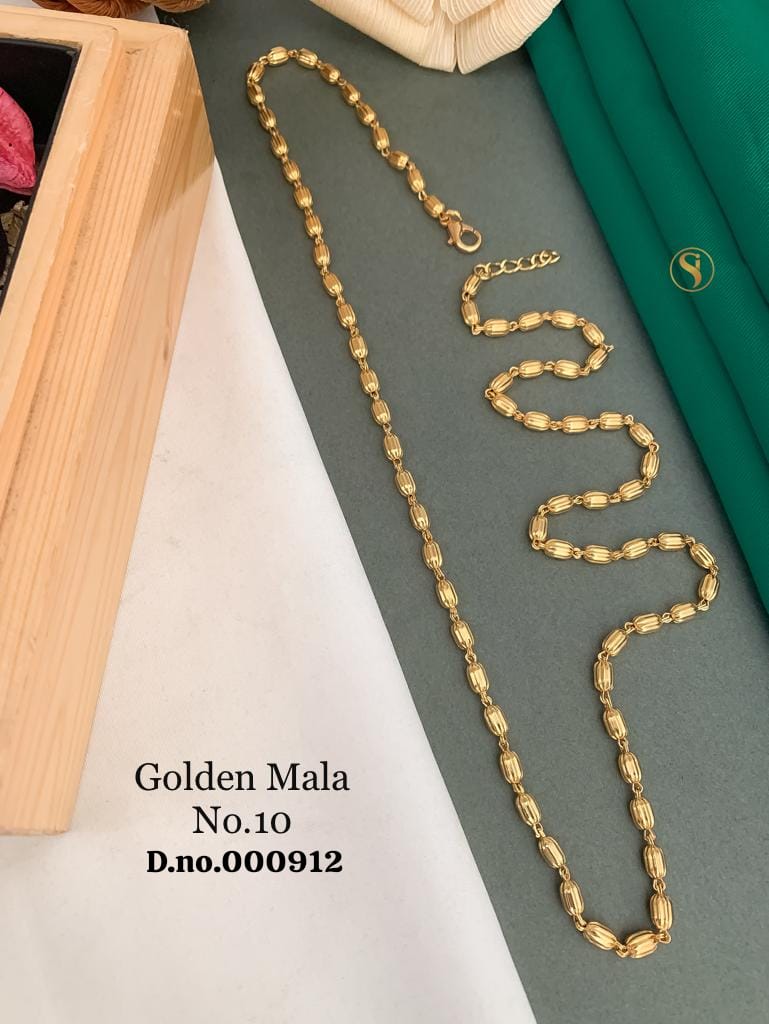 Accessories Golden Plated Fancy Mala Catalog
